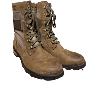 SOREL Women's Emelie™ Leather Brown Conquest Boot 9.5